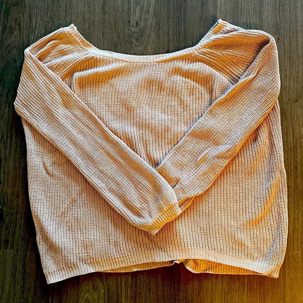 Mono B Open Back Sweater